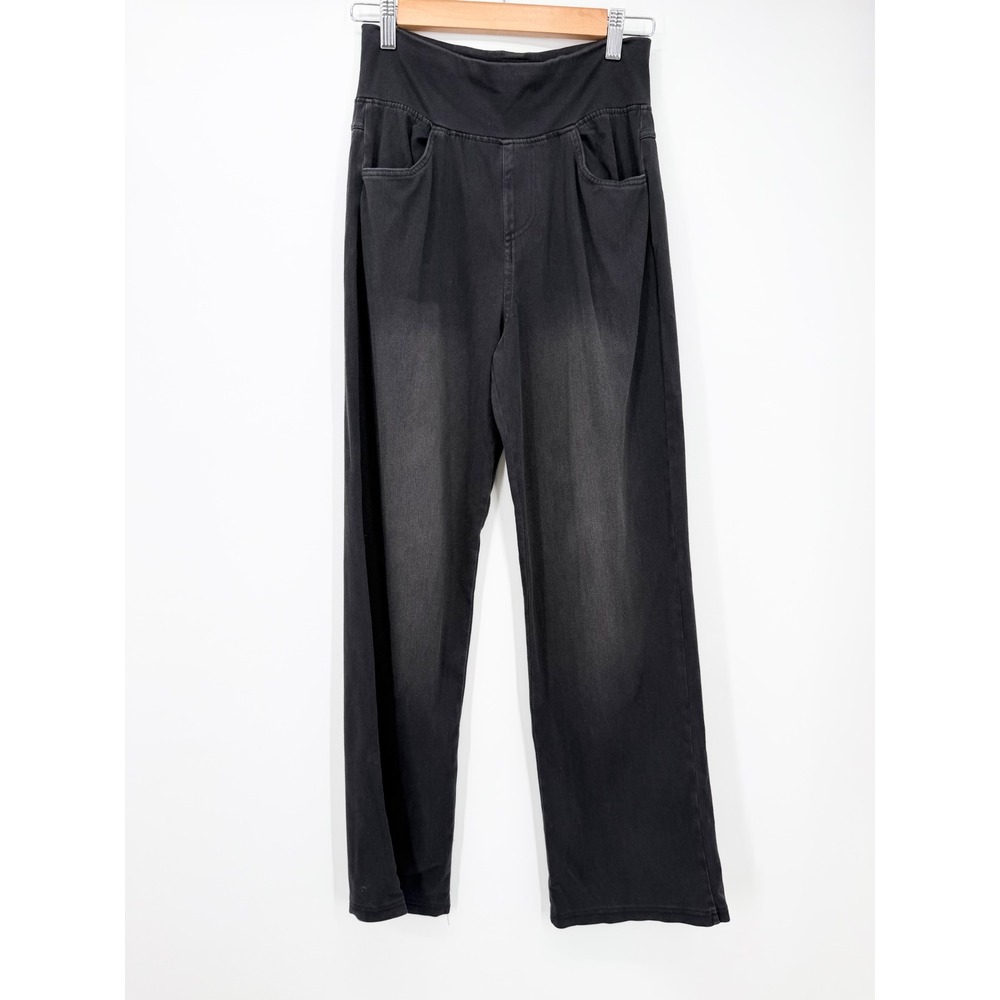 A New Day Black Pull-On Jeggings Straight Leg Stretch Pants Women's Small